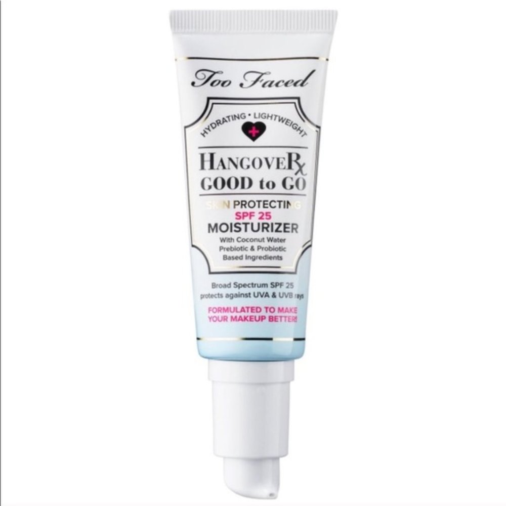 New in Box Too Faced Hangover 'Good to Go' Priming Moisturizer - SPF 25
